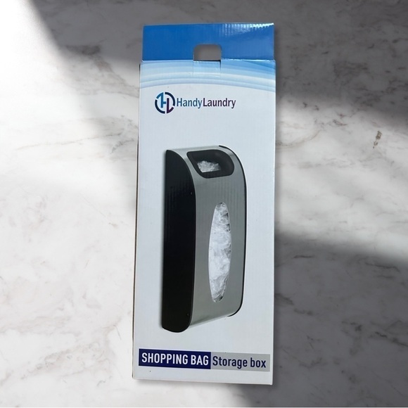 Handy Laundry Wall Mount Shopping Bag Storage Box - Picture 3 of 4